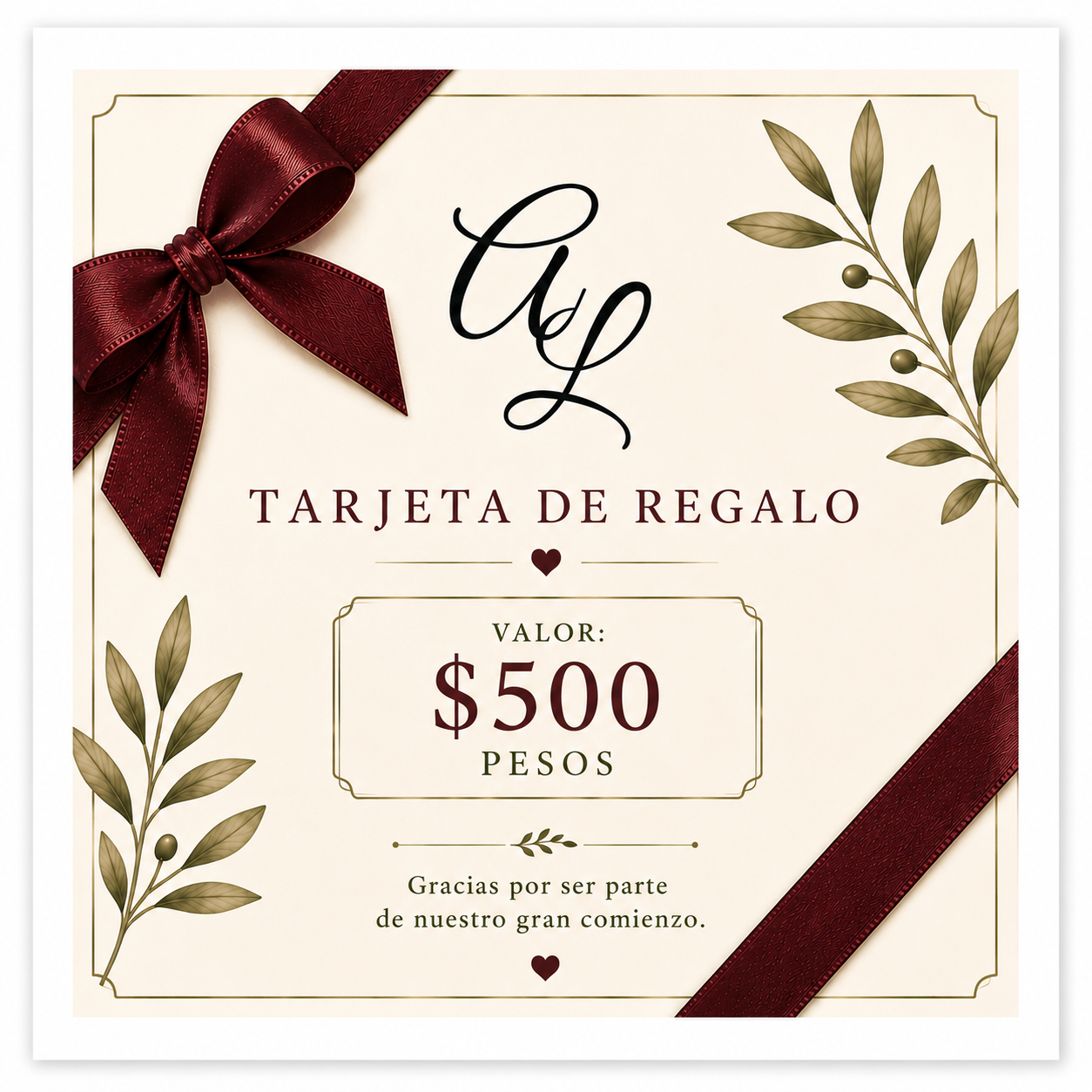 TARJETA DE REGALO