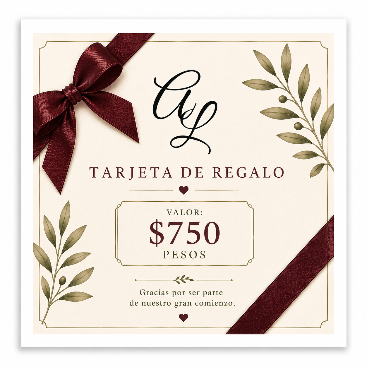 TARJETA DE REGALO