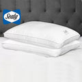 2 ALMOHADAS DE PLUMÓN SEALY