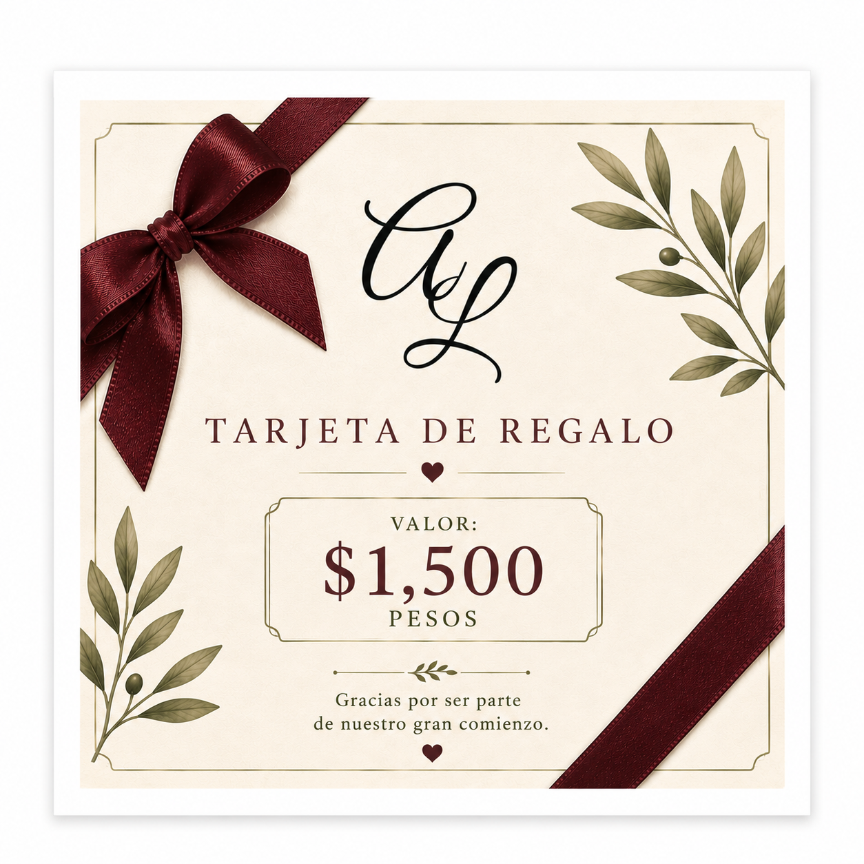 TARJETA DE REGALO